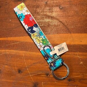 Vera Bradley wristlet keychain - Far Out Floral
